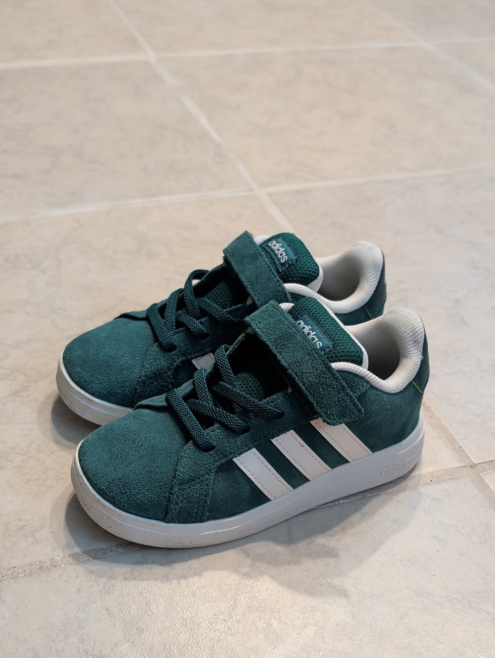 Adidas Green Grand Court Sneakers